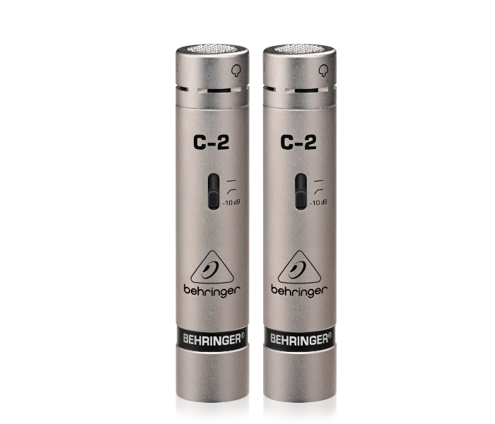 Behringer C-2 Studio Condenser Microphones Pack of 2 - Silver - Zoom Image 2