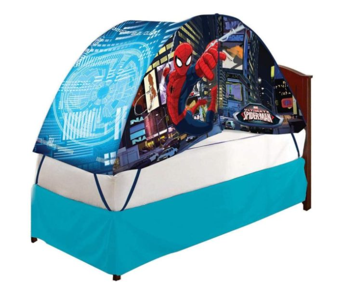 366-2 Spiderman Cartoon Printed Tents for Children Beds - Blue - Zoom Image