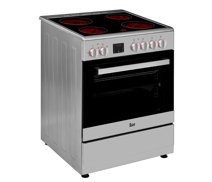 Teka FS 603 4VE SS 8100 Watts Stainless Steel Free Standing Full Electric Cooking Range - Silver and Black - Zoom Image 1