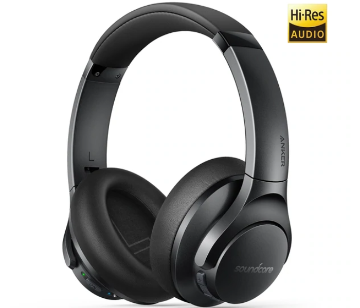 Anker Soundcore Life Q20 plus Hybrid Active Noise Cancelling Bluetooth Headphone - Black - Zoom Image 1