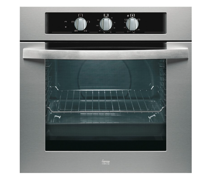 TEKA FGA 820 230 LPG Built in Fingerprint Proof Gas Oven with Electric Grill - Silver and Black - Zoom Image 1