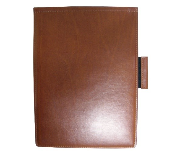 VS029 Leather A5 Notepad - Brown - Zoom Image