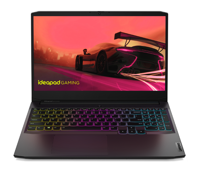 Lenovo 82K200PXAX IdeaPad Gaming 3 15ACH6 15.6 Inch FHD AMD Ryzen 5 5600H Processor 16GB DDR4 RAM 512GB SSD 4GB NVIDIA GeForce GTX 1650 GDDR6 Graphics Windows 10 Home - Black - Zoom Image 1