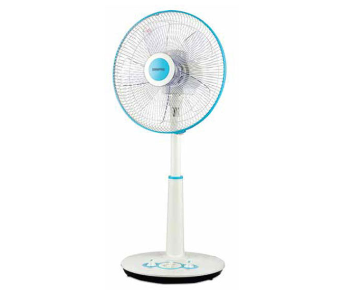 Geepas GF9581 16 Inch 55 Watts Portable Table Fan - White - Zoom Image