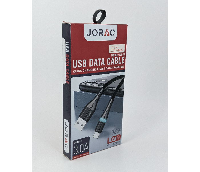 Jorac RA-59 Micro Fast and Quick USB Cable - Black - Zoom Image 3