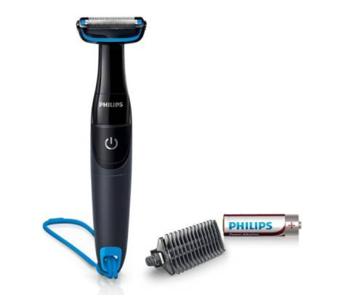 Philips BG1024/16 Body Groomer for Men - Black and Blue - Zoom Image 1