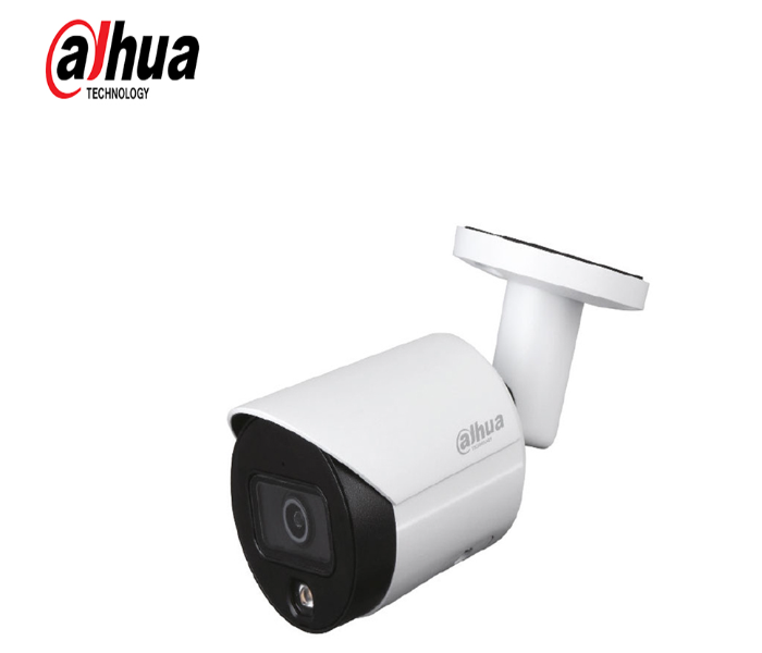 Dahua DH-IPC-HFW2439SP-SA-LED-S2 4MP Lite Full-color Fixed-focal Bullet Network Camera - Black and White - Zoom Image