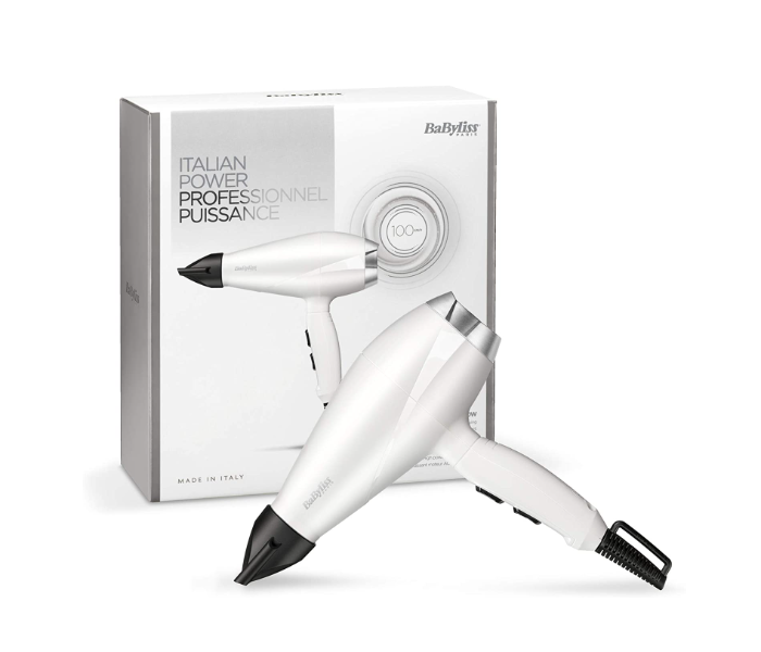 Babyliss 6704WSDE 2000Watts 2 Speed Settings Hair Dryer - Silver - Zoom Image 2