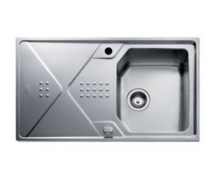 Teka EXPRESSION 1B 1D 86 One Bowl and One Drain Kitchen Sink - Stainless Steel - Zoom Image 1