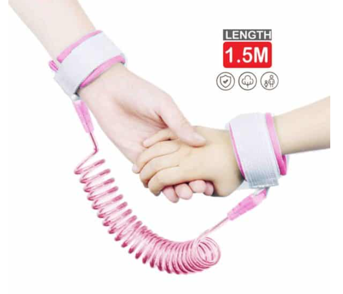 332-0 1.5m Anti Lost Wrist Link Safety Harness - Pink - Zoom Image 1