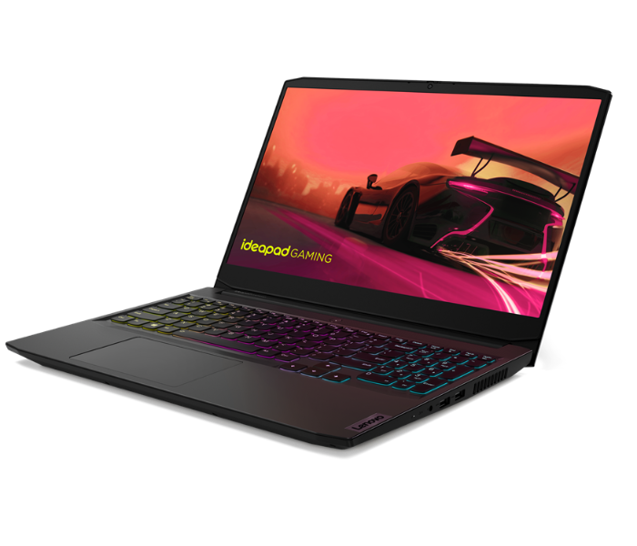 Lenovo 82K2015BAX IdeaPad Gaming 3 15ACH6 15.6 Inch FHD AMD Ryzen 5 5600H 16GB RAM DDR4 512GB SSD 4GB NVIDIA GeForce GTX 1650 GDDR6 Windows 11 Home - Black - Zoom Image 3