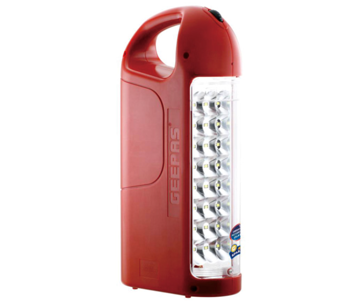 Geepas GE5533 Rechargeable 3D Led Lantern - Maroon - Zoom Image