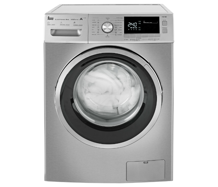 Teka TKD 1480 2000 Watts 8 Kg Free Standing Front Loader Washing Machine - Silver - Zoom Image 1