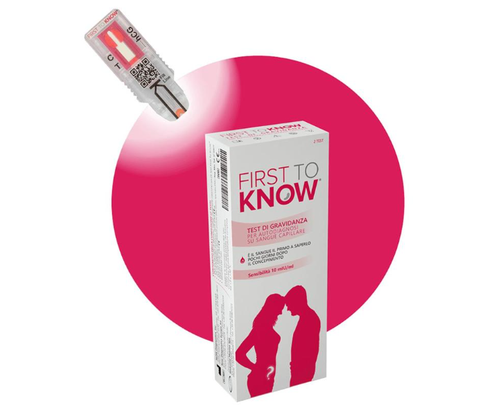  FIRST TO KNOW Pregnancy Test Early Confirmation Test 1 Week Before Menstrual Cycle Finger Blood Test Pack Of 2 Test - Zoom Image 1