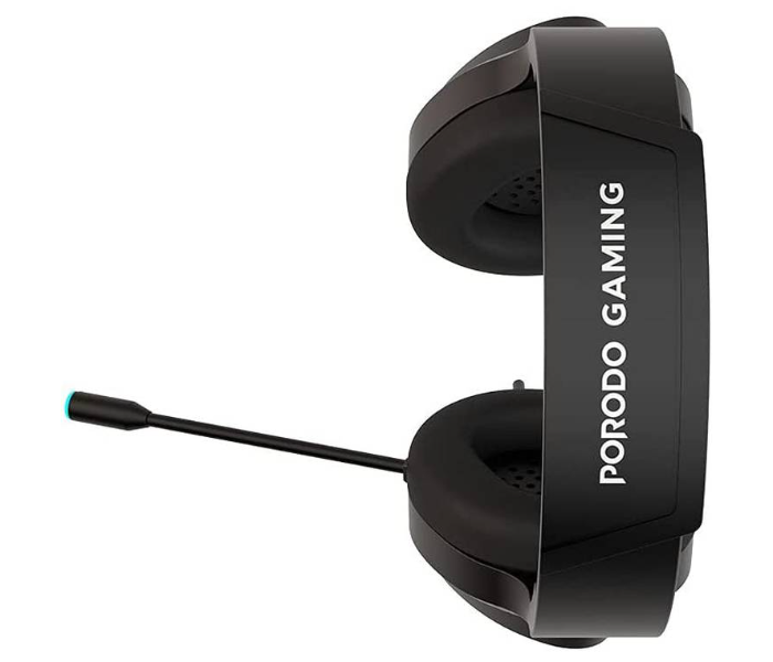 Porodo PDX414-BK Wired Gaming Headphone - Black - Zoom Image 2