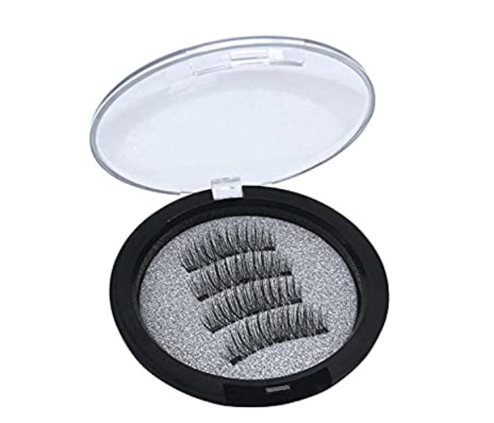 Abelyn ML00524P3 3 Magnetic Lashes Natural Handmade Reusable Magnets False Eyelashes Extensions Makeup No Need Adhesives - Black - Zoom Image 1