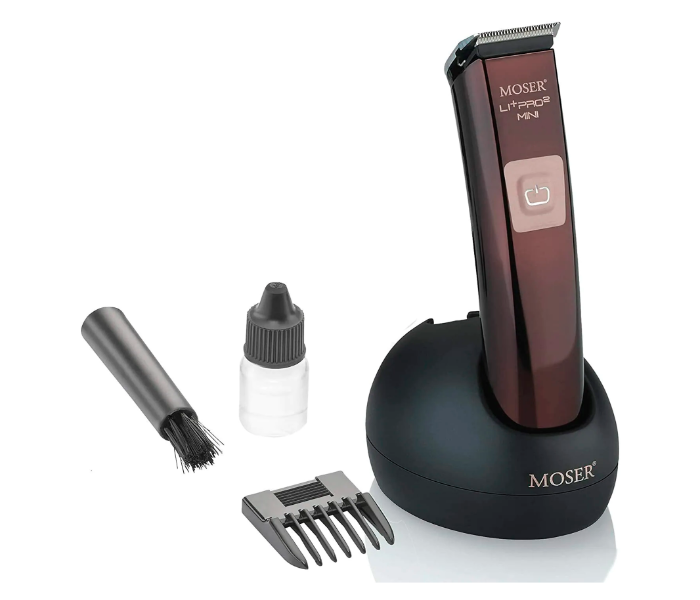 Moser 1588-0151 Pro2 Mini Professional Corded or Cordless Hair Trimmer for Men - Coffee Brown - Zoom Image 1