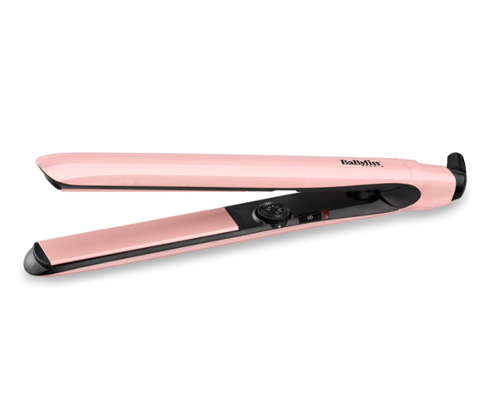 Babyliss 2498PRSDE Titanium Ceramic Coated Plates Hair Straightener - Pink - Zoom Image 1