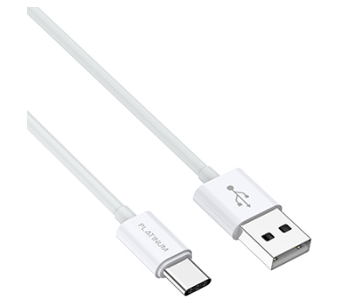 Platinum P-CBVTC1WH Vital Series 1.2M Type-C Cable - White - Zoom Image 2