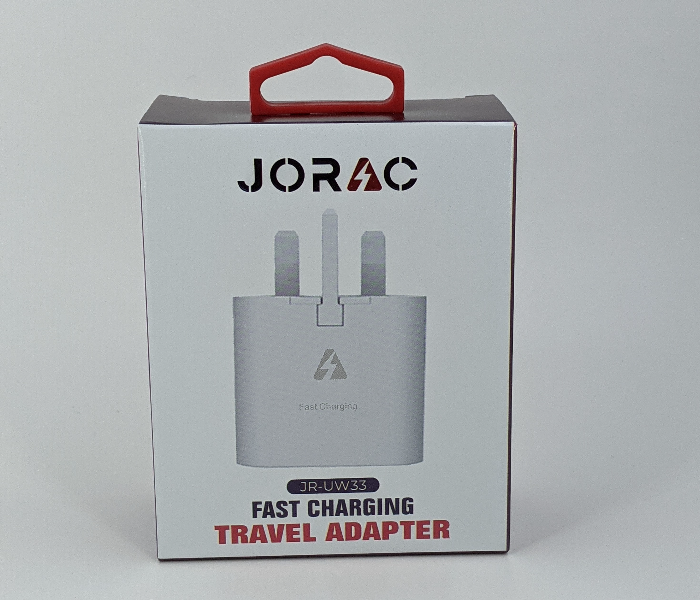 Jorac UW33 Fast Charging Travel Adaptor - White - Zoom Image 1