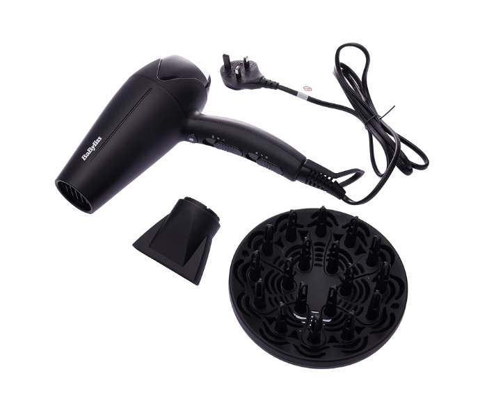 Babyliss D572DSDE 2200Watts 2 Speed Settings Ceramic Hair Dryer - Black - Zoom Image 2