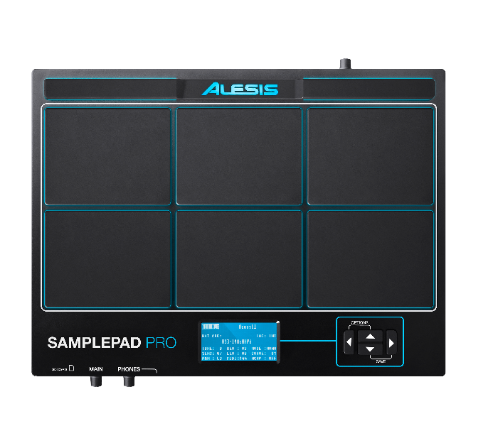 Alesis Sample Pad Pro 8-Pad Percussion and Sample-Triggering Instrument - Black - Zoom Image 3