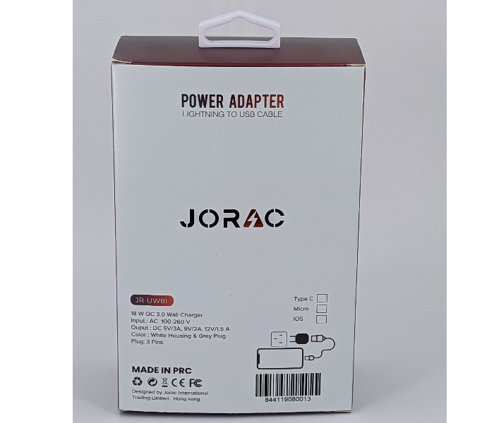 Jorac UW81 18 Watts Micro Power Adaptor - White - Zoom Image 2