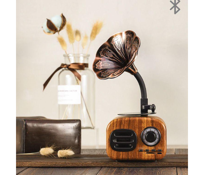 32234B Vintage Model Speaker - Brown - Zoom Image