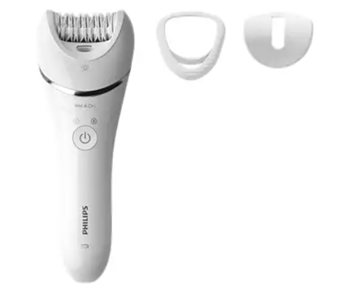 Philips BRE700/01 8000 Series Wet and Dry Epilator for Women - White - Zoom Image 1