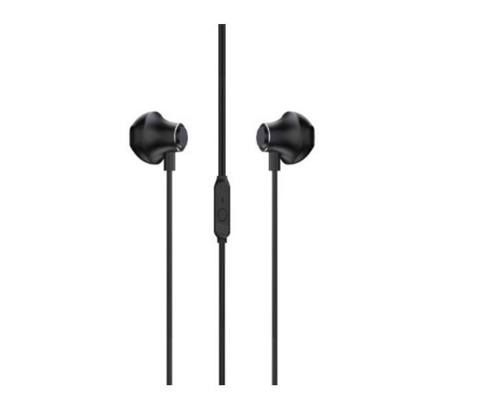 Platinum P-EPHBLNDBK Blend Series 3.5mm Metal Stereo Wired Earphones - Black - Zoom Image 1