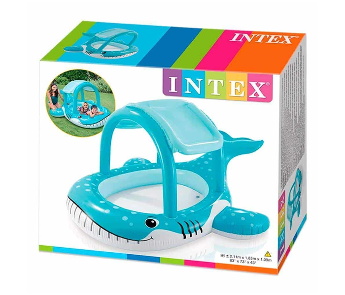 Intex 57125 Beautiful Whale Pool  for Kids - Blue and White - Zoom Image 2