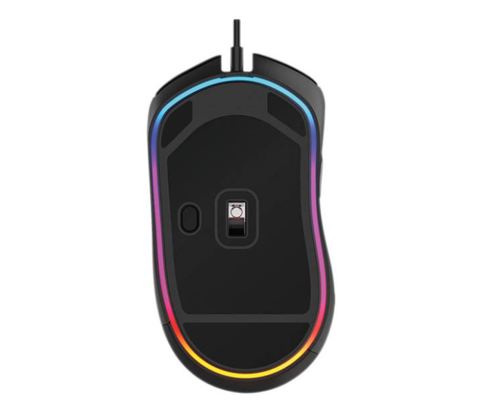 Porodo PDX310-BK RGB Wired Gaming Mouse - Black - Zoom Image 2