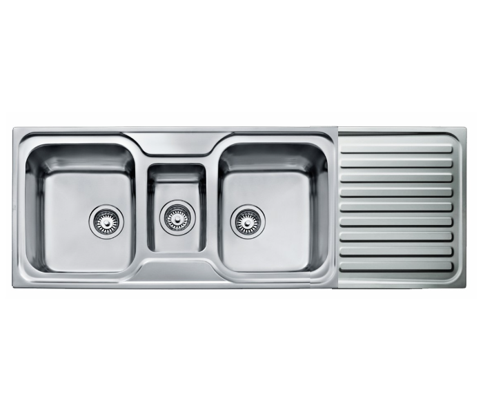 Teka CLASSIC 2 ½ B 1D Two and Half Bowl and One Drain Kitchen Sink - Stainless Steel - Zoom Image 1