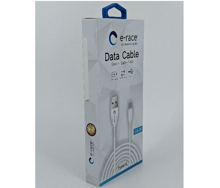 E-Race CA-35 Type C Data Cable - White - Zoom Image 3