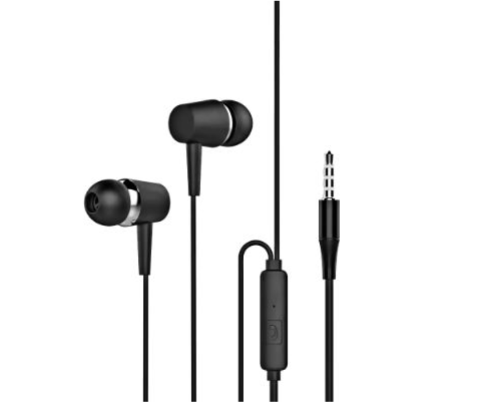 Platinum P-EPHCLSC2BK Classic Series 2 Wired Stereo Earphone - Black - Zoom Image 1