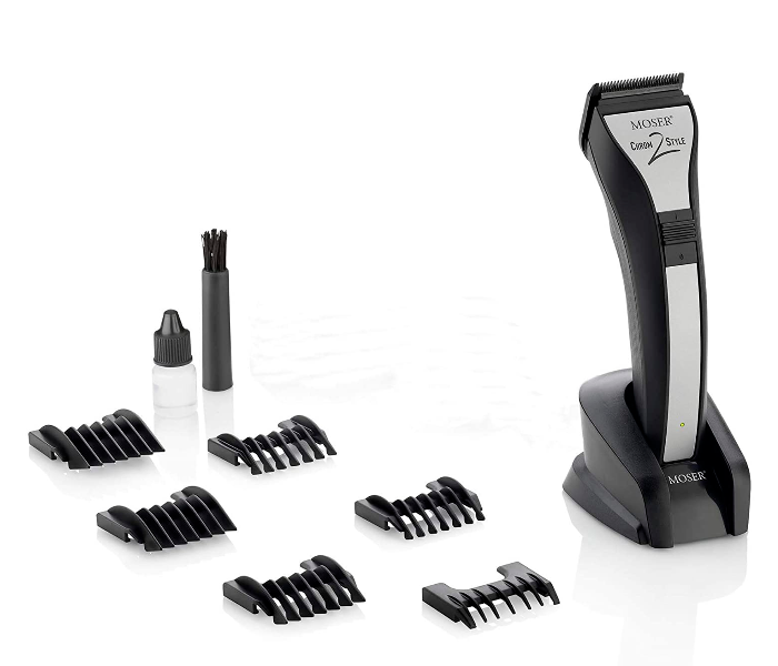 Moser 1877-0150 Chrom2style Professional Corded or Cordless Hair Clipper for Men - Black - Zoom Image 1