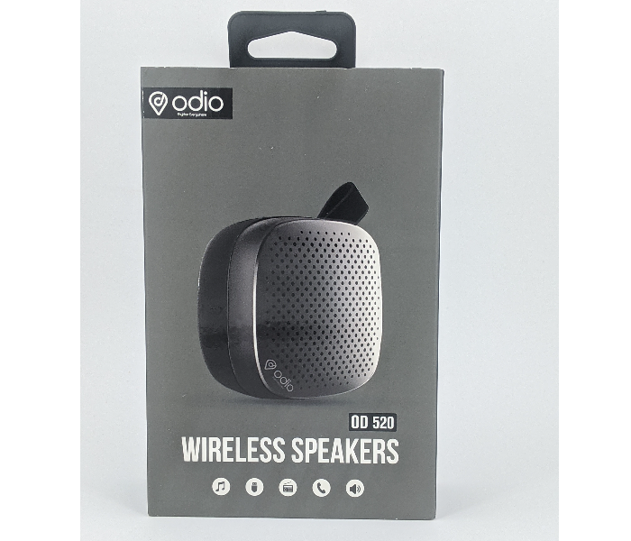 Odio OD520 500mAh Wireless Speaker - Black - Zoom Image 2