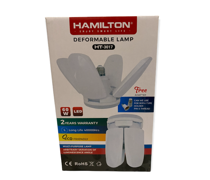 Hamilton HT-3017 Fan Shaped Deformable Lamp - White - Zoom Image 3