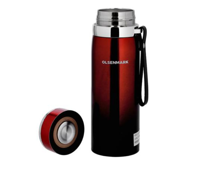 Olsenmark OMVF2484 600ml Stainless Steel Vacuum Bottle - Maroon - Zoom Image 6