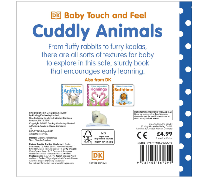 DkBaby Touch And Feel Cuddly Animals Books for Kids - Zoom Image 2