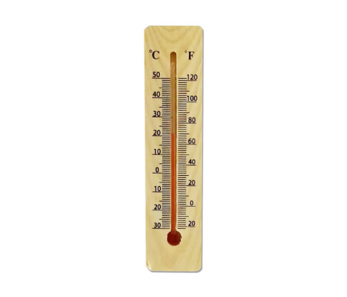 GTC 22000763 Traditional Wooden Room Temperature Thermometer - Wooden - Zoom Image 5