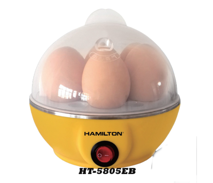 Hamilton HT-5805EB 7 Egg Electric Boiler - Yellow - Zoom Image