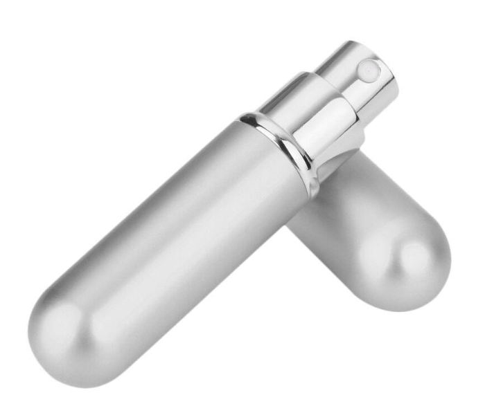 5ml Portable Mini Refillable Perfume Atomizer Bottle - Silver - Zoom Image