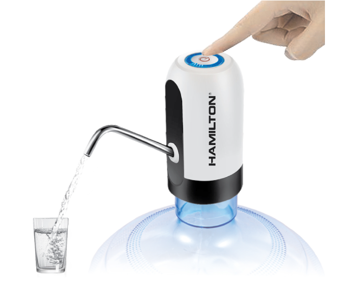 Hamilton HT-8801 4 Watts Portable Mini Water Dispenser - White and Black - Zoom Image 2