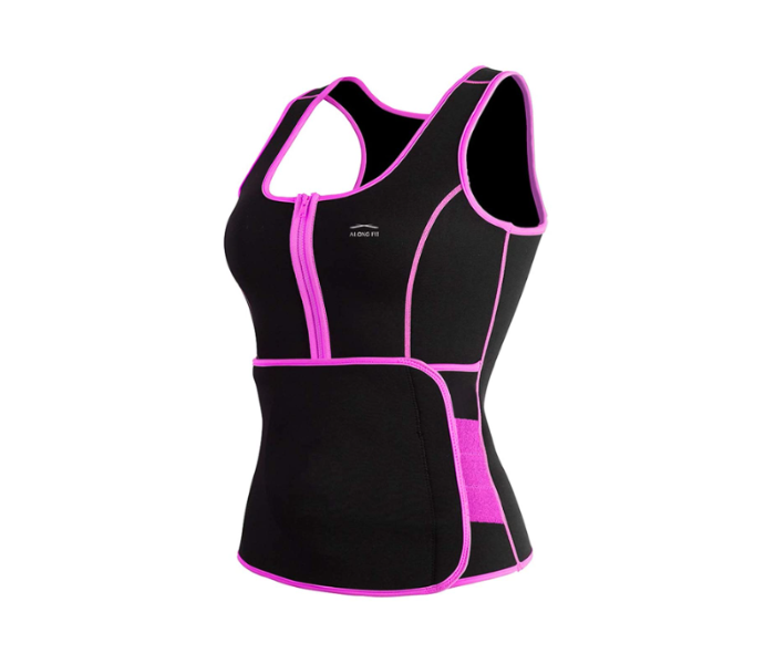 RMN 3 Pieces FN-Along Fit Body Shaper Waist Trainer Vest Sports Bundle Assorted Size For Women - Black - Zoom Image 2