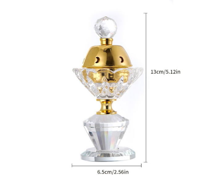 GTC 22000759 Small Size Attractive Bakhoor Crystal Incense Oud Burner For Office and Home Decor - Zoom Image 4