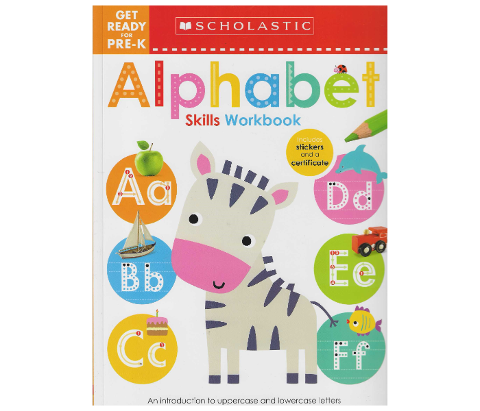 Scholastic Get Ready For Pre - K, Alphabet Skills Workbook Book for Kids - Zoom Image 1