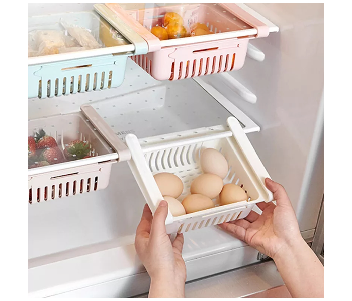 Refrigerator Organizer Storage Adjustable Rack - Zoom Image 2