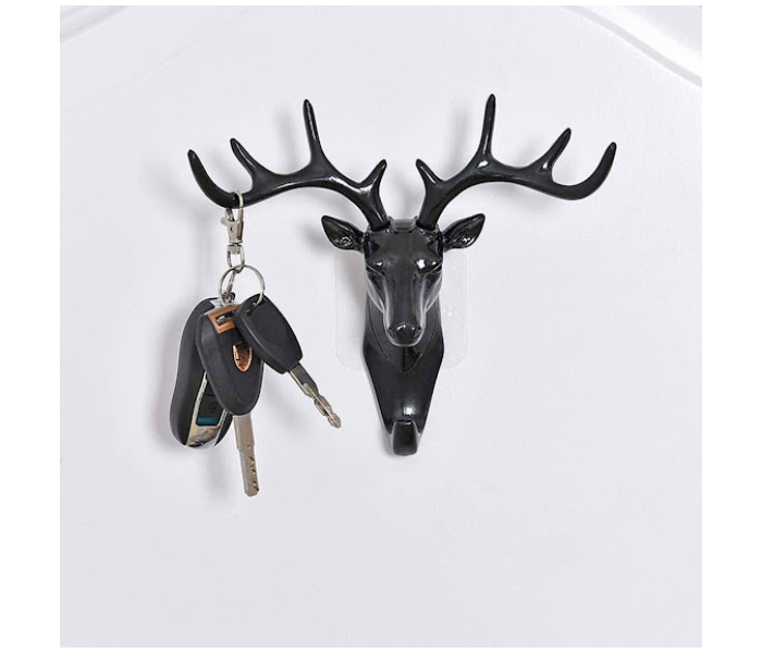 GTC 22000783 Deer Head Antlers Hook for Hanging Key - Grey - Zoom Image 1