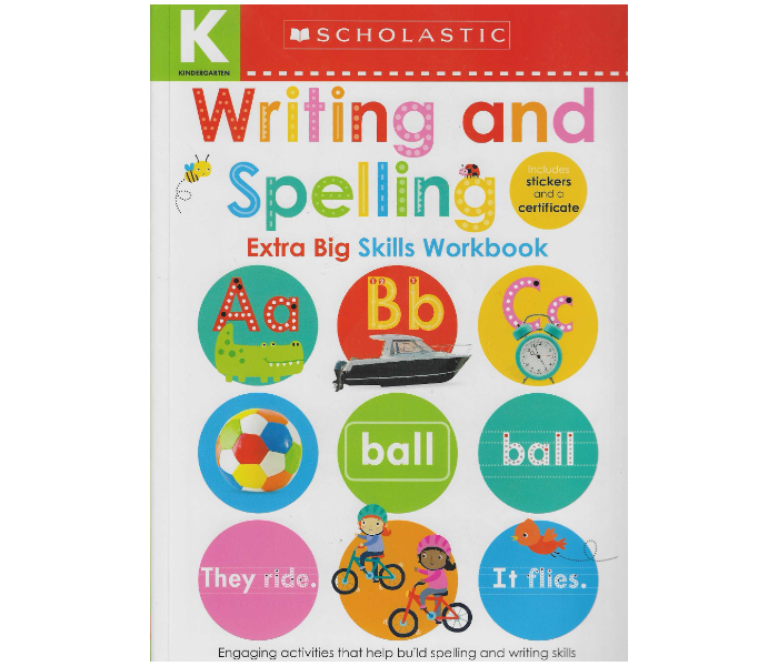 Scholastic Kindergarten Writing And Spelling Extra Big Skil Book for Kids - Zoom Image 1